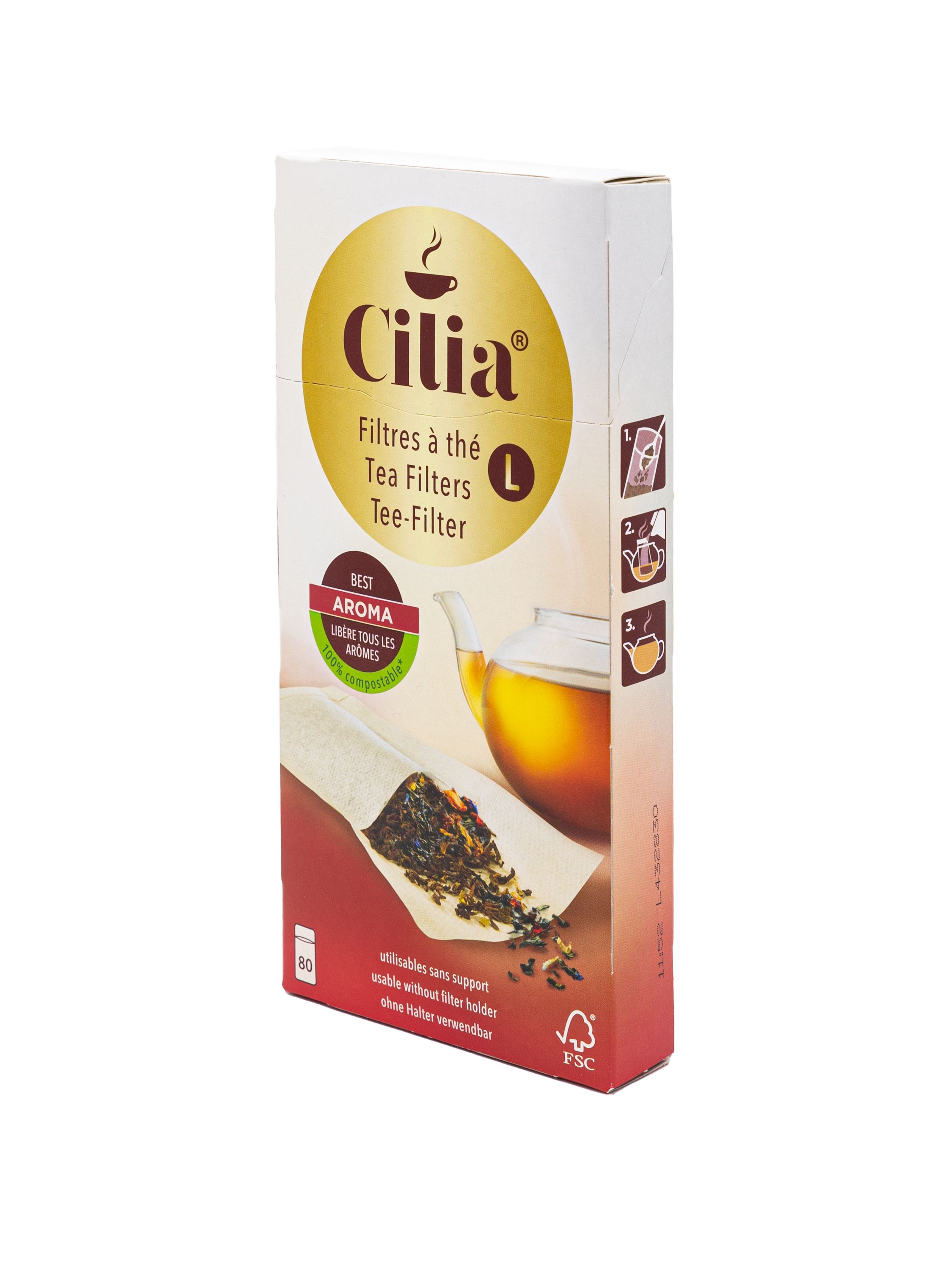 Cilia® Teefilter L: Der Teefilter für größere Tee-Mengen