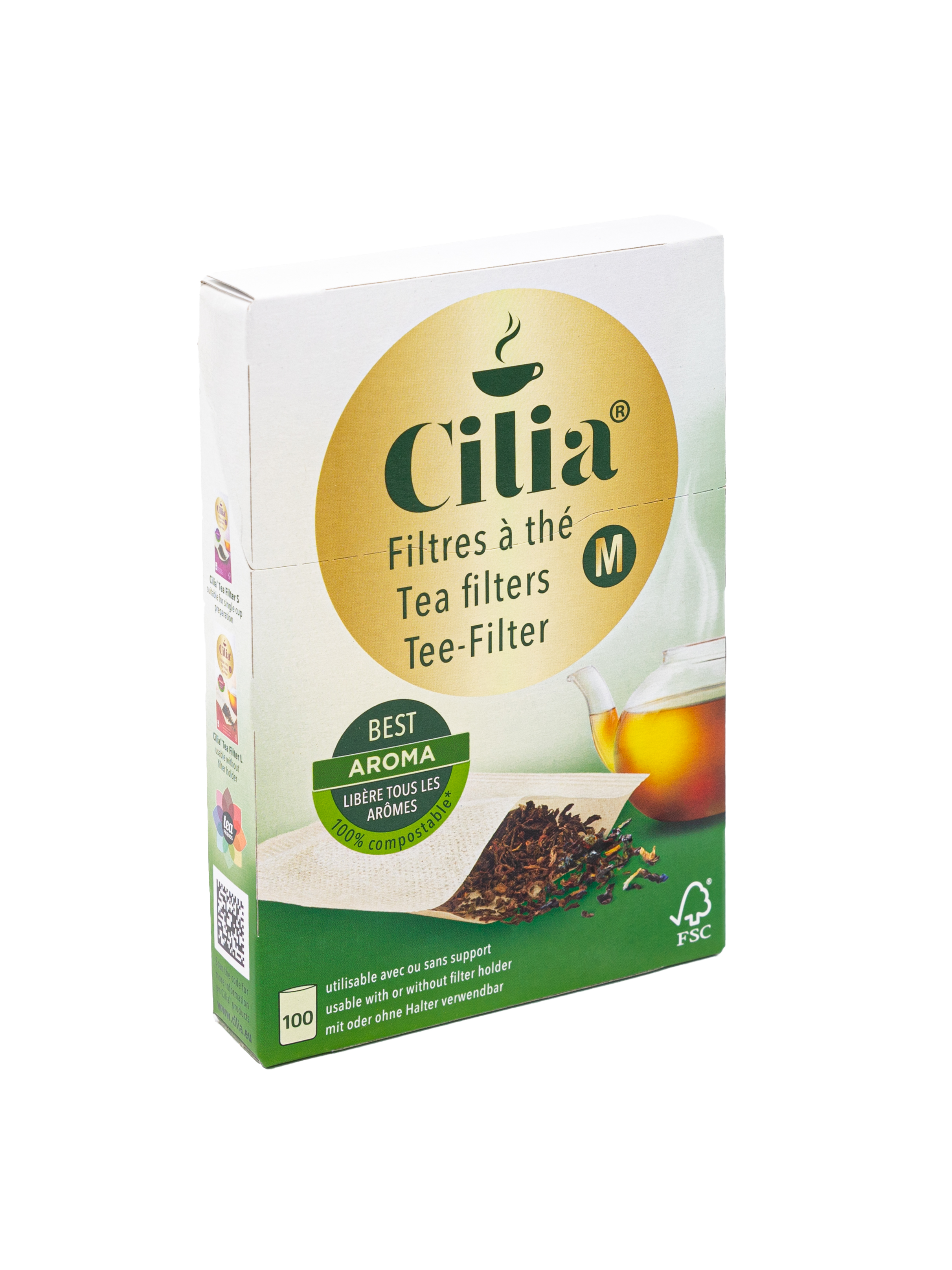 Cilia® Teefilter M: Der vielseitige Teefilter für das volle Tee-Aroma