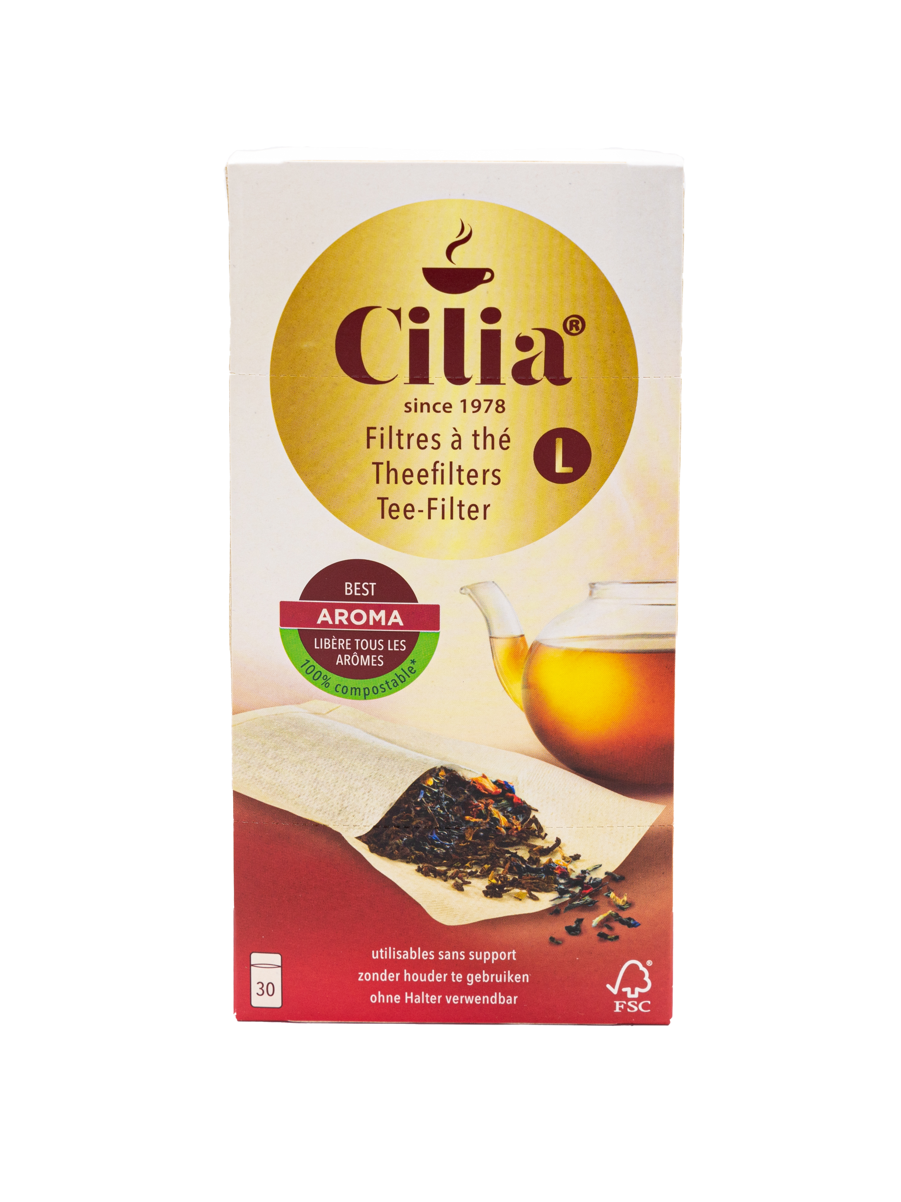 Cilia® Teefilter L: Der Teefilter für größere Tee-Mengen